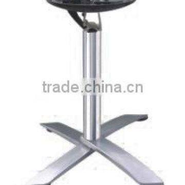 Guarantee quality steady modern dining coffee metal folding aluminum alloy table base table leg HS-A118