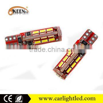 Motorcycle LED Lights W5W Canbus 4014 LED 27 SMD T10 194 Car Lighting Interior Reading Bulb