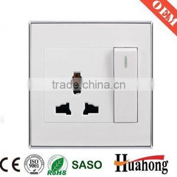 220V 13A multi function wall socket with switch