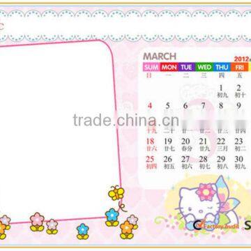 2013 creative paper desk calendar