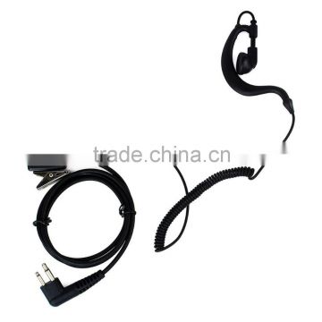 PTT MIC Radio Earpiece Headset for Motorola Walkie Talkie GP2000 GP2100 GP88