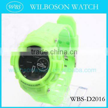 Wide band waterproof promotional digital watch