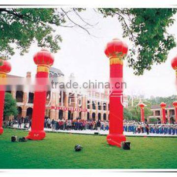 2016 Giant cheap outdoor inflatable modeling stand column for promotion