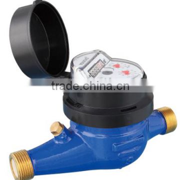 Water meter with Copper can register