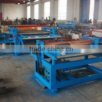 Automatic steel tile leveling machinery line