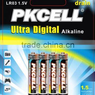 AAA/AM-4/LR03 Ultra Alkaline Primary Dry Cell Dattery pkcell01