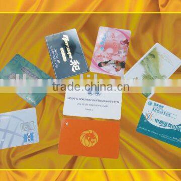 plastic gold card