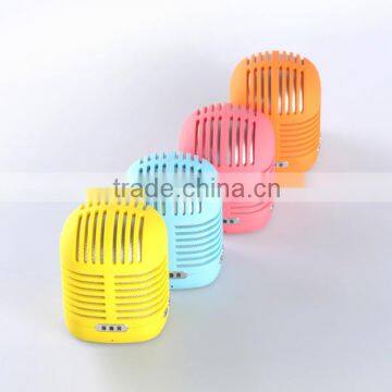 Microphone Colorful Mini Portable Led bluetooth speaker with remote control