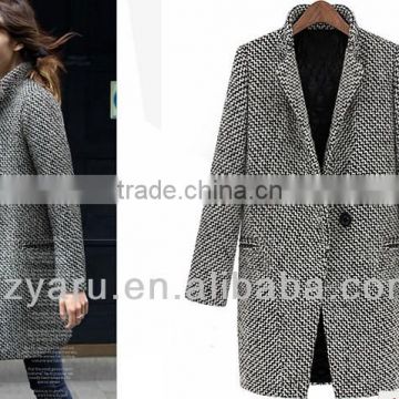 fashion women's long fall jacket