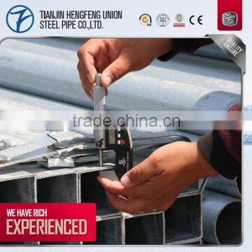 Hot-dipped Zinc Coated Galvanized Square Tube Brackets/tubo Galvanizado de Acero photo-5