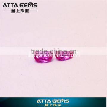 Synthetic Pink Sapphire Created Loose Gemstones for Jewerly Set photo-2