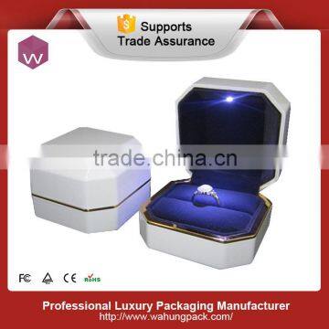 Luxury led light ring box & led jewelry box