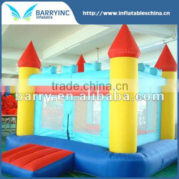 0.6~0.9 mm PVC tarpaulin hot sale inflatable bouncer castle, kids inflatable bouncy castle