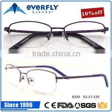 2016 New Arrival Collection Women Lady Style Frames Hot Selling Metal Alloy Optical Spectacle Frames for Distribution Price photo-4
