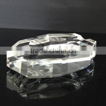 Transparent crystal ashtray censrier on sale