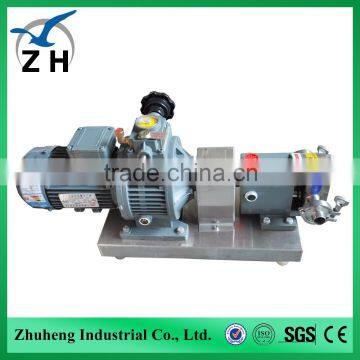 stainless steel sanitary pump food rotary lobe pump