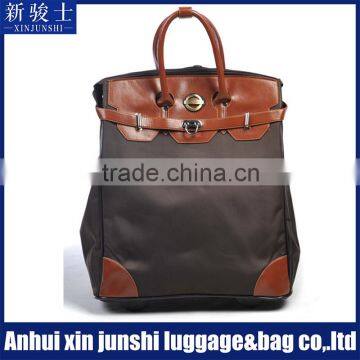 Colorful Handle Heavy Duty Travel Cabin Trolley Bag Foldable Shopping Bag