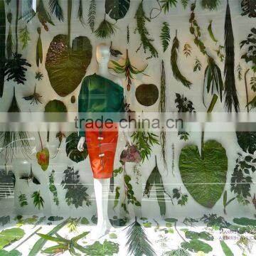 Artificial leaves For Shop Window Decoration