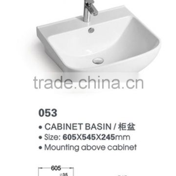 LELIN ceramic cabinet basin bathroom vanities top bathroom basin LT-149