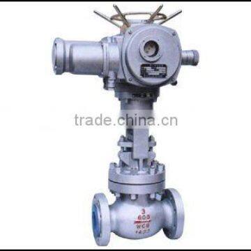 Electric flanged globe valve