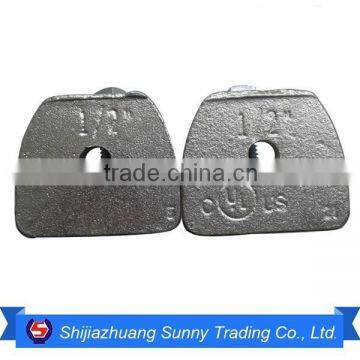 Square steel bolts iron beam clamp
