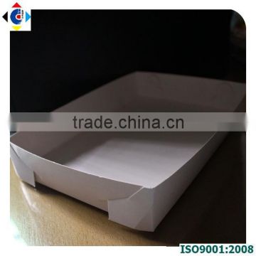 Customize Make White Kraft Paper Food Packaging Fast Food Box Take Out