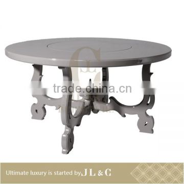 2016 New Design Round Dining Table AT00-18 Wooden Dining Table from China Supplier-JL&C Luxury Home Furniture