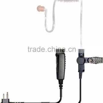 PMR DMR Two way radio surveillance acoutic tube PTT headset earpiece earphone for Motorola Kenwood ICOM Hytera Sepura