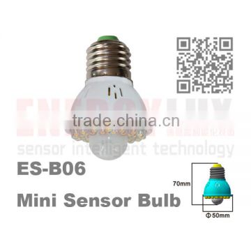 E27 led lamp with pir