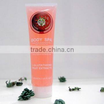 Yesnow Whitiening& Exfoliating Gel Scrub Cream Body Spa Cream Strawberry/lemon/greentea/avocado/blueberry/orange/peach