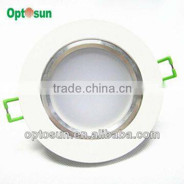 Aluminum 12w round led recessed downlight