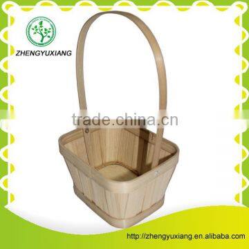 Handmade High Quality Bamboo Basket With Handle for Wholesale photo-4