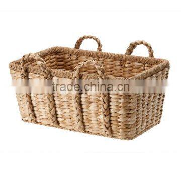 Rectangle Natural Seagrass Storage Basket With Handles Quality Choice photo-3