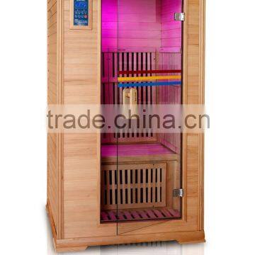KC Approved Wooden Infrared Half Body Sauna Health Care Products China photo-4
