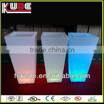 Rechargeable led outdoor flower pot