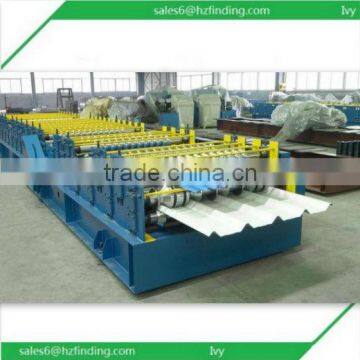 PLC control cold rolling rebar machine with electric tile cutter
