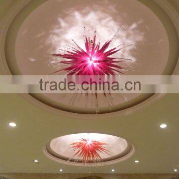 murano hand blown glass ceiling lighting
