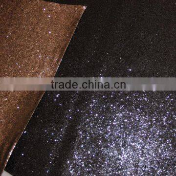 2014 hot sale pu for shoe usage surface with glitter design