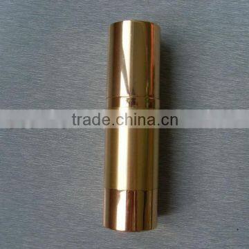 SGS Certificated UV Plating Golden 15ml ,30ml and 50ml Airless Cosmetic Bottle