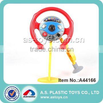 Electronic kids steering wheel toy