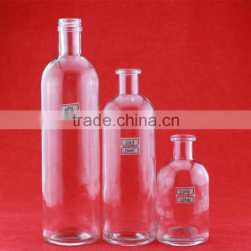 High quality 250ml glass bottle olive oil bottle juice glass bottle