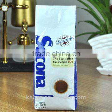 1 lb stand up coffee bag packaging