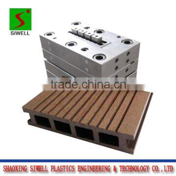 WPC hollow grooving decking mould/die tool