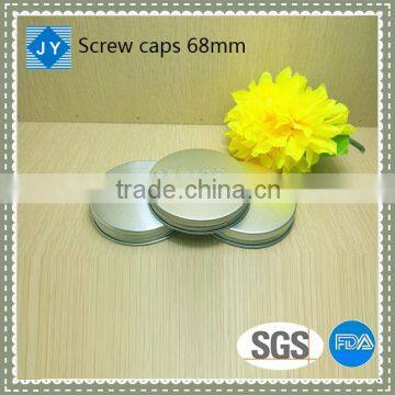 68mm aluminum jar caps, screw caps