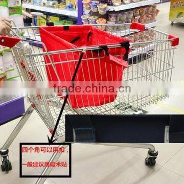 New Arrival Factory Wholesale Foldable Supermarket Shopping Cart Bag