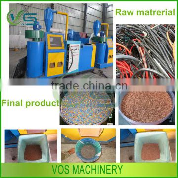 modal 600 300-400 kg/h scrap copper wire granulator/cable recycling machine /cable granualtor for sale