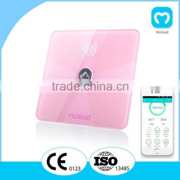 2016 newest weighing machine with body fat measurement