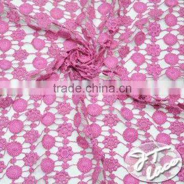 Wholesales Lace African Fabric 100% Cotton Width 120cm Hollow Dots Embroidery Design Printed Textile Garment Accessories