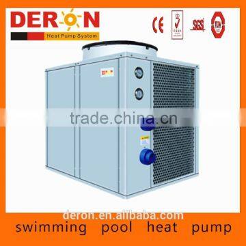 China best selling stainless stell air source swimming pool heat pump with Daikin compressor