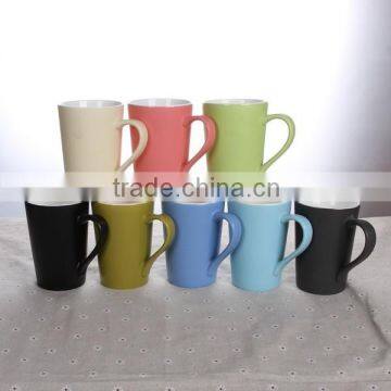 350ml 12oz New products coffee mug cup with decoration colored hot sale Factory directly sale